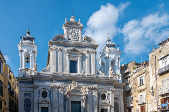 The church of santa restituta in naples italy