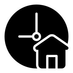 house glyph icon