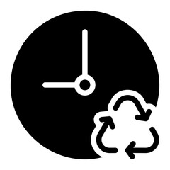 recycle glyph icon