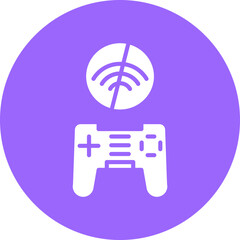 Vector Design Game Disconnect Icon Style