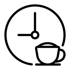 coffee line icon