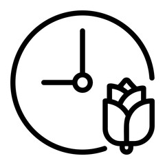 rose line icon