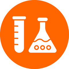 Vector Design Chemical Laboratory Icon Style