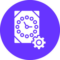 Vector Design Time Management Icon Style