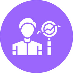 Vector Design Human Analysis Icon Style