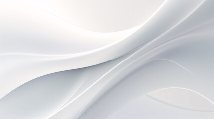 line smooth white abstract background generative ai