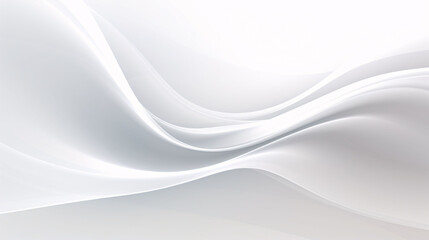 Obraz premium line smooth white abstract background generative ai