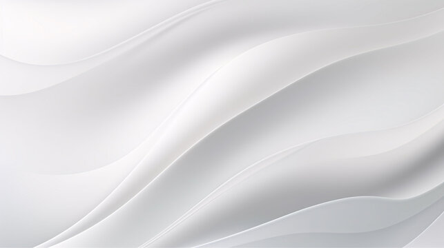 line smooth white abstract background generative ai © prat