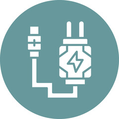 Vector Design Charger Icon Style