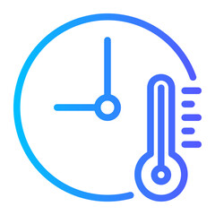 thermometer gradient icon