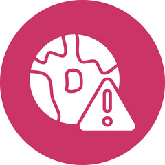 Earth Danger Icon Style