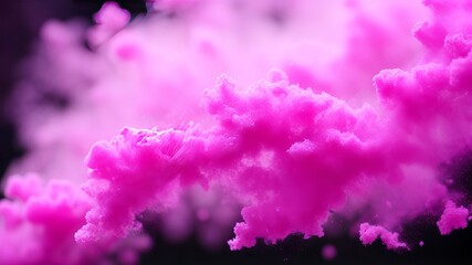 Fototapeta premium pink dust smoke abstract particles. AI Generated