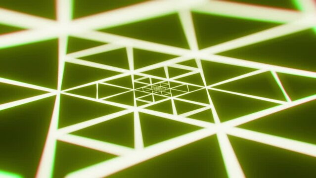Vj Loop in glowing yellow color