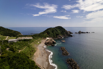 三重県伊勢志摩の離島「神島」」古里の浜