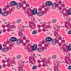 Naklejka premium Cute and Simple Bird Seamless Surface Pattern Design
