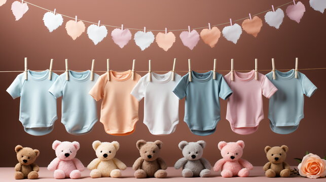 Baby Clothes Background