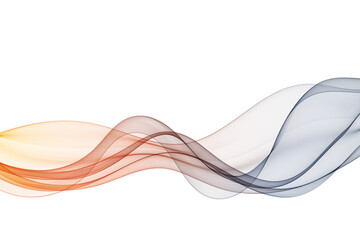 Obraz premium Modern colorful abstract wave flow poster. Waveform on a white background.