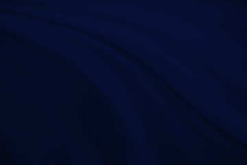Smooth wave Blue cloth  for abstract background.