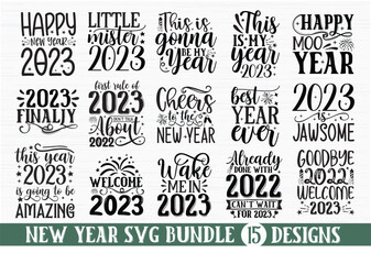 New year SVG Design Bundle