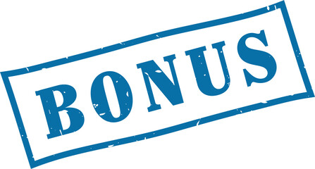 Bonus square grunge rubber stamp