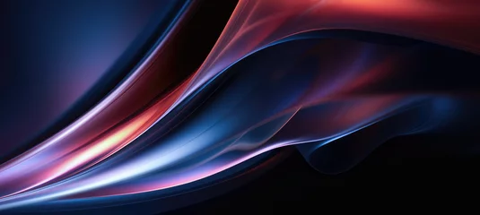 Abwaschbare Fototapete Fraktale Wellen Multicolored Energy Flow Background