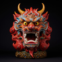 Head of chinese dragon