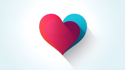 A charming Valentine's Day heart vector background, valentines day presentation background,love background for greeting cards,By Generative AI.