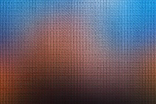 Abstract background with blue and orange squares on a white background