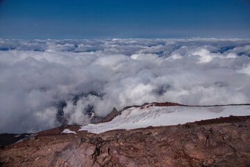 The famous Avachinsky Volcano, It lies within sight of the capital of Kamchatka Krai, Petropavlovsk-Kamchatsky.