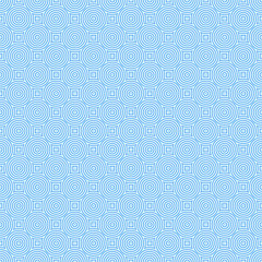 Abstract Blue Geometric Fabric Texture Close-Up, Seamless background