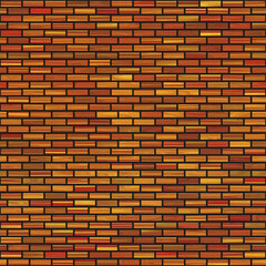 Urban Brick Wall Texture Pattern with Repetition, Seamless background