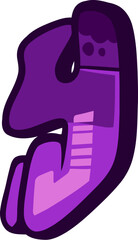 Street Graffiti Letter Y