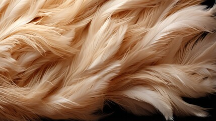 Captivating textures and untamed energy radiate from a dog's fur, its feathers seemingly dancing with wild abandon
