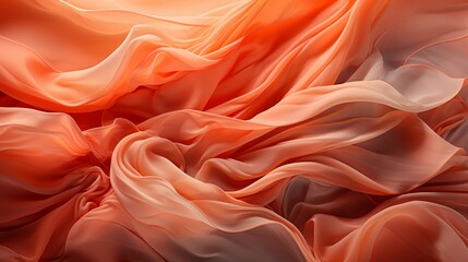 Vibrant hues of peach and orange dance across the delicate fabric, beckoning to be touched and...