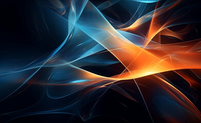 Abstract digital background. Can be used for technological processes, neural networks and AI.