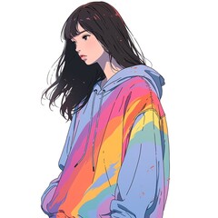 ボーイッシュな女の子 | boyish girl　Generative AI
