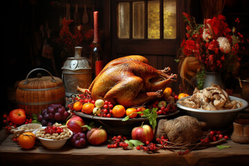 Turkey is the centerpiece of most to celebrate Thanksgiving feasts.