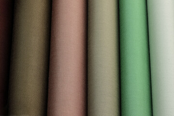  Cloth , thread ,A number of fabrics, stock photo, White Background , Fabrics, colors