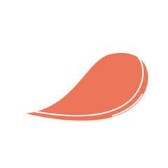 Cute Speech Bubble with Line Vector