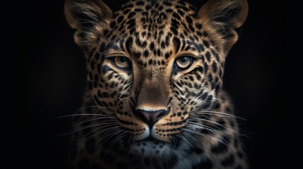 Fototapeta na wymiar leopard national Geografic award winning photography.Generative AI