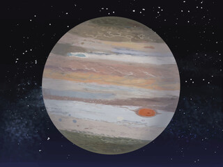 木星横宇宙バック © コヨミ。