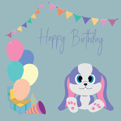 birthday card with child