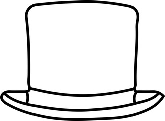 Hats doodle illustration including