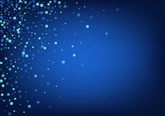 Turquoise Confetti Celebrate Blue Vector