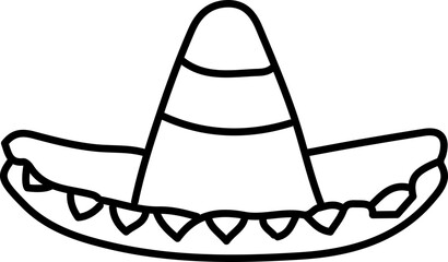 Hats doodle illustration including