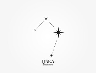 libra zodiac constellation. astrological and horoscope symbol © Назарій