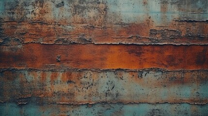 Black Dark Rusty Texture.Steel Rust Background.Generative AI