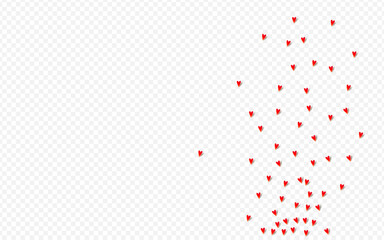 Maroon Color Confetti Vector White Backgound.