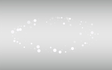 White Snow Vector Silver Background. Abstract