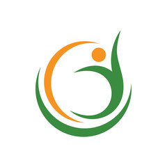 plantation farming people logo icon